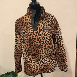 Women’s lands end fleece pullover size medium